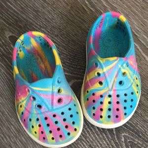 Native brand “Miller” rainbow summer shoes